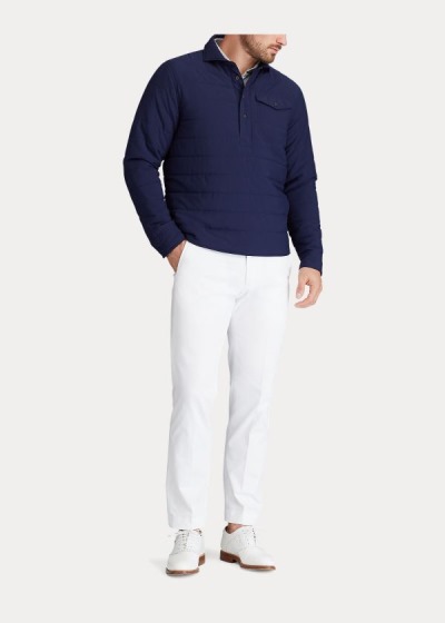 Pullover Ralph Lauren Hombre Azul Marino - Quilted Stretch - MFRHW7348